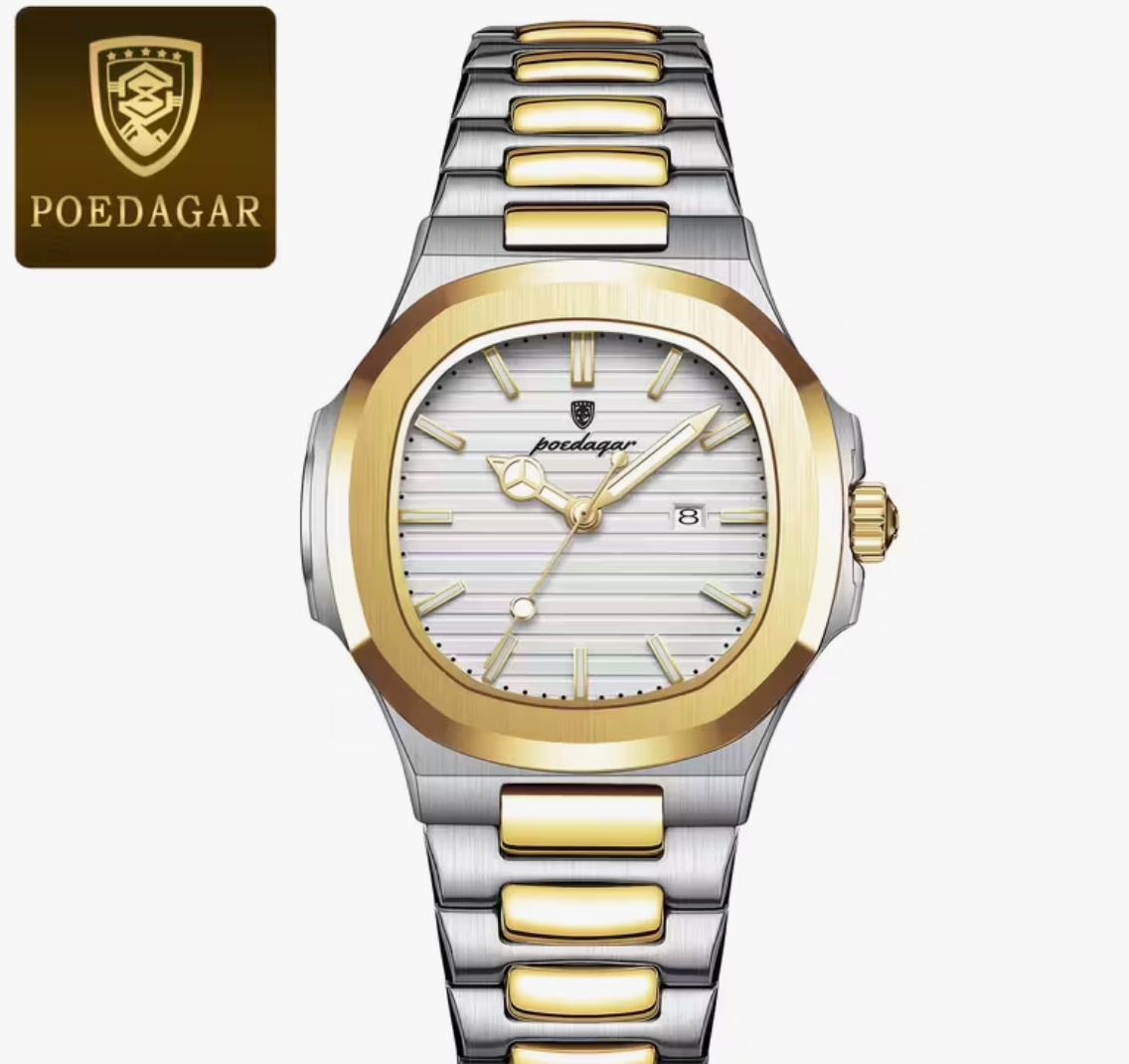 POEDAGAR 858 Champagne Luxe - שעון יוקרה